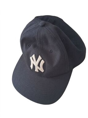 New Era Navy Cap with White NY Embroidered Logo